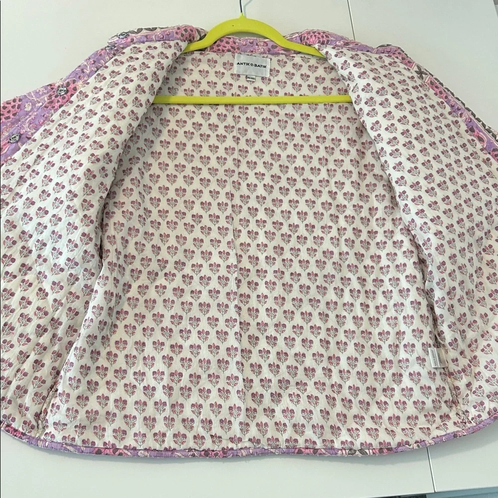 Antik Batik Quilted Utility Jacket Medium - Picture 5 of 9